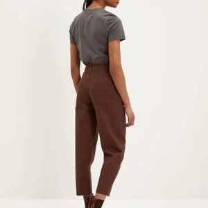 Frank & Oak The Amelia Barrel Fit Pant NWT